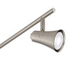 Pro Track Castro 4-Head 6.5W LED Ceiling Track Light Fixture Kit Spot Light GU10 Silver Brushed Nickel Finish Modern Kitchen Bathroom 40" Wide - 3 of 4