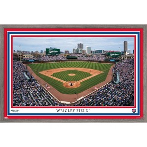 Trends International MLB Chicago Cubs - Wrigley Field 22 Framed Wall Poster Prints - 1 of 4