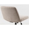 TiramisuBest Beige Fabric Cross Legged Office Chair: Wide, Soft, Ergonomic, Multi-Functional & Easy Assemble - 2 of 3