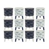 Melrose Coastal Fish Pattern Planter (Set of 12) - 2 of 4