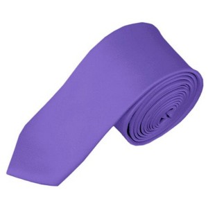 Men's Solid Color Skinny 2 Inch Wide And 57 Inch Long Neckties - 1 of 4