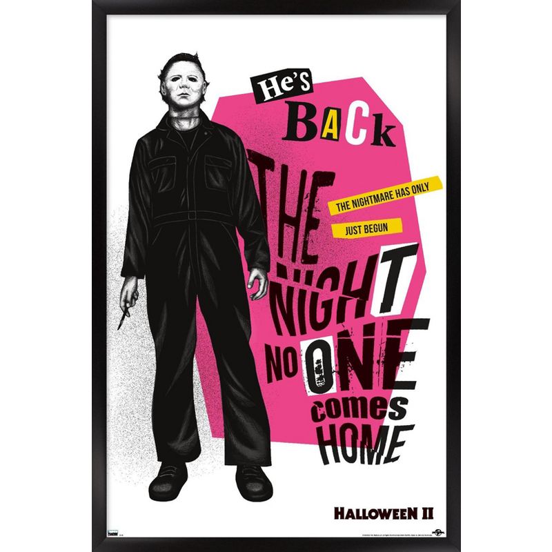 Trends International Halloween II - He's Back Framed Wall Poster Prints, 1 of 7