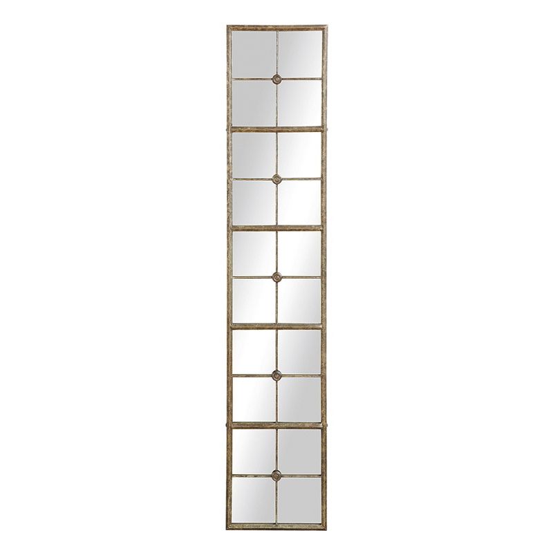 13.5&#34; x 65&#34; Metal Framed Wall Mirror Gold Finish - Storied Home, 4 of 12