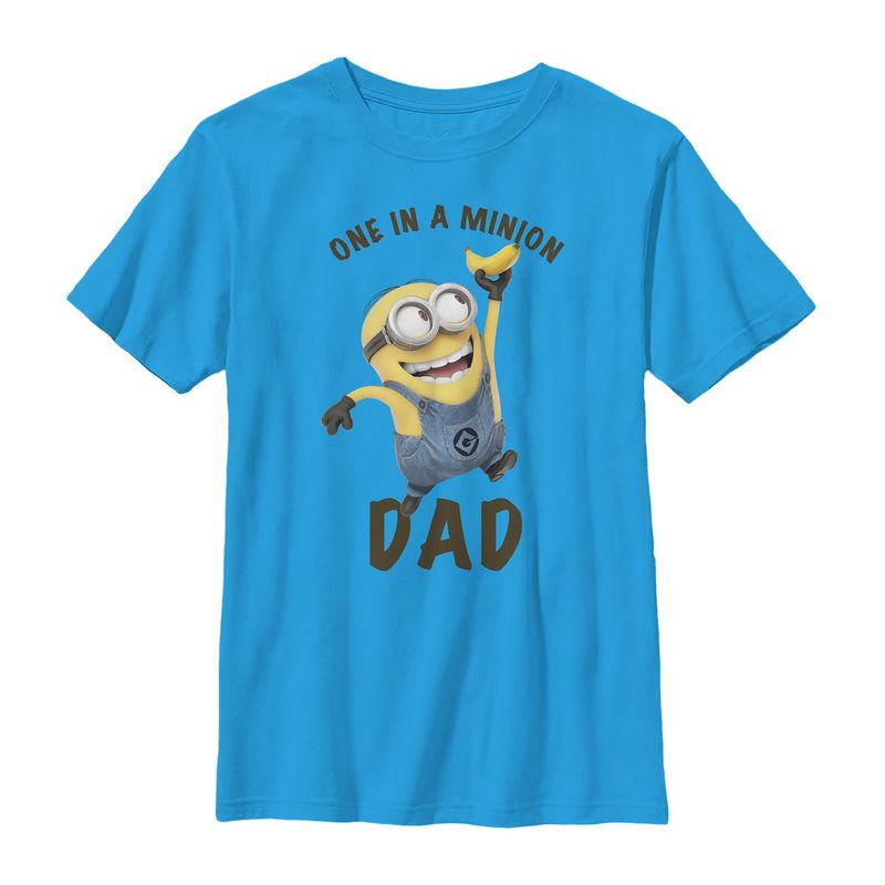 Boy's Despicable Me Father's Day One in a Minion Dad T-Shirt, 1 of 4