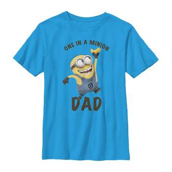Boy's Despicable Me Father's Day One in a Minion Dad T-Shirt