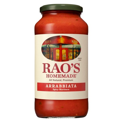 Rao's Homemade Arrabbiata Sauce Spicy Tomato Sauce & Pasta Sauce Premium Quality All Natural Keto Friendly & Carb Conscious - 24 oz - image 1 of 4