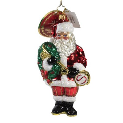 Christopher Radko 6.25" Key To Christmas Cheer Ornament Santa  Christmas  -  Tree Ornaments
