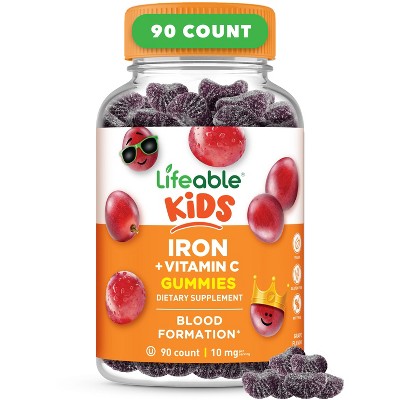 Lifeable - Iron + Vitamin C - Kids - 90 Gummies