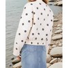 Women's Tory Flower Accent Puff Jacket - LOVELO - 2 of 4