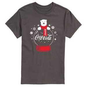 Men's - Coca Cola - Polar Bear Snowglobe Short Sleeve Graphic T-Shirt - 1 of 4