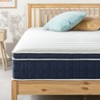 Mellow 12" Rena Pocket Spring Hybrid Memory Foam Mattress Green Tea - 2 of 4