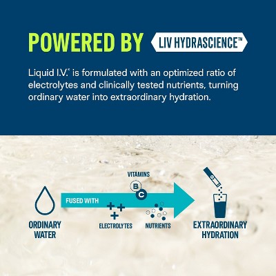 Liquid I.V. Hydration Multiplier Powder Electrolyte Drink - Popsicle Firecracker - 18ct
