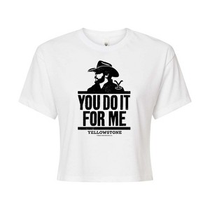 Women's - Yellowstone - You Do It For Me Cropped Graphic T-Shirt - 1 of 4