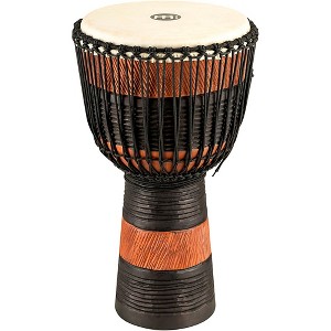 MEINL Earth Rhythm Series Original African-Style Rope-Tuned Wood Djembe with Bag - 1 of 4