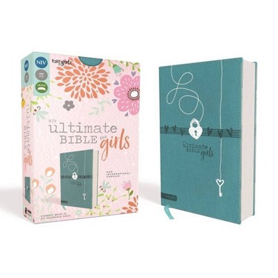 Niv, Ultimate Bible for Girls, Leathersoft, Teal - (Faithgirlz) by  Nancy N Rue (Leather Bound)