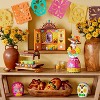 Día de Muertos Lit Ceramic Calavera with Paints and Brush Hearts/Florals - Mondo Llama™ - image 2 of 3