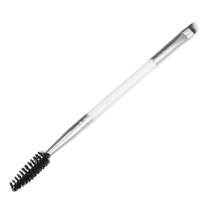 Unique Bargains Soft Double Heat Angled Eyebrow Brush Eyelash Extension Brush for Women Eye Makeup - 1 of 4