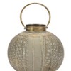 Punched Metal Candle Holder Lantern 11.5"H with Distressed Copper-Green Finish by Melrose - 3 of 3