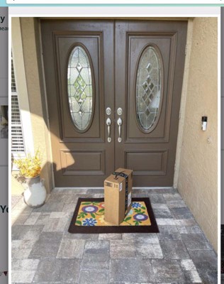 Juvale Natural Coir Doormat, Welcome Mats For Front Door, And Outdoor Entry,  16x29 In : Target