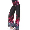 Women's Peacock Printed Palazzo Pants - White Mark - 2 of 3