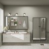 Apmir High-Strength Tempered Glass and Aluminum Alloy Framed French Cleat Mounted Wall Decor Bathroom Vanity Mirror with 5-Year Warranty - 3 of 4