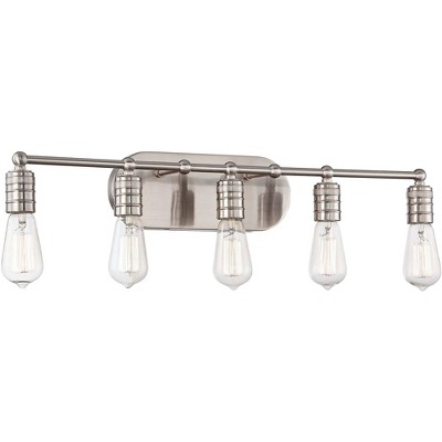 Minka Lavery Muse 27 1/2" Wide Brushed Nickel 5-Light Bath Light