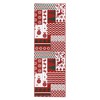 Christmas Area Rugs Xmas Patchwork Pattern Rug Holiday Home Decor - 2 of 4