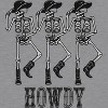 Rerun Island Women Howdy Cowboy Skeletons Short Sleeve Graphic Cotton Cropped Loose T-shirt - 2 of 4