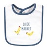 Hudson Baby Infant Boy Cotton Bibs, Bacon My Heart, One Size - 3 of 4