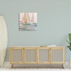 Stupell Industries Warm Sunlit Sailboats Reflection Ocean Water Surface Canvas Art, 24" x 24" - 3 of 4