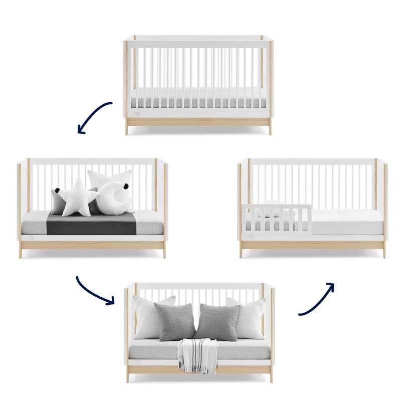 BabyGap by Delta Children Tate 4-in-1 Convertible Crib - Greenguard Gold Certified, 4 of 9