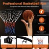 Basketball Double Spring Solid Rim, 18" Steel Basketball Rim for Indoor and Outdoor Black - 4 of 4