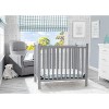 Delta Children Emery Mini Convertible Baby Crib with Mattress - image 2 of 4
