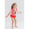 Sesame Street Elmo Toddler Girls One-Piece Bathing Suit Dress Red 3T - 3 of 4