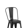 IHOMEADORE 18Inch Industrial Metal Dining Chairs set of 4 - 4 of 4