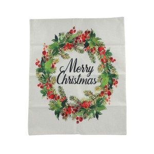 Unique Bargains Dining Chair Slipcovers Linen Beige 22.83"x19.29" 1Pcs - 1 of 4