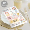 Big Dot of Happiness Hello Rainbow - Boho Baby Shower and Birthday Party Favor Sticker Set - 12 Sheets - 120 Stickers - 2 of 4