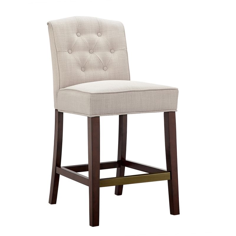 Khloe Tufted Counter Height Barstool Tan - Madison Park, 3 of 10