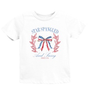 The Juniper Shop Star Spangled And Sassy Coquette Youth Short Sleeve Tee - 1 of 4