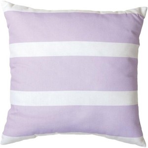 Manual Woodworkers & Weavers Purple Stripe Climaweave Decorative Pillow 18 Inch - 1 of 3