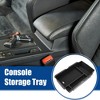 Unique Bargains Car Front Center Console Organizer Tray Fit for Honda CRV ABS Rubber Black - 2 of 4