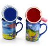 Gibson Home Beachcomber 4 Piece 16 Ounce Stoneware Mug Set in Assorted Designs - 2 of 4