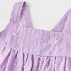 Baby Girls' Daisy Tank Top & Pants Set - Cat & Jack™ Purple - 3 of 4