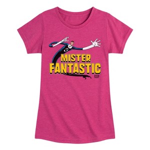 Girls' - Marvel - Fantastic Four Mister Fantastic Fitted Short Sleeve Graphic T-Shirt - 1 of 4