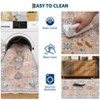 Area Rugs Washable Non-Slip Floral Vintage Print Pattern Carpet for Living Room - 2 of 4