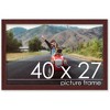 PosterPalooza | Classic Modern Brown Picture Frame - UV Acrylic, Backing Board, Hanging Hardware Included - 3 of 4