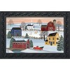 Briarwood Lane Winter Doormat 30x18 Indoor Outdoor Winter Saltboxes Primitive For Winter Doormat - 2 of 4
