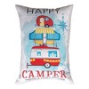 13x18 Inch Climaweave Pillow – Happy Campers Friends and Family Welcome Design by Manual Woodworkers and Weavers - 2 of 3