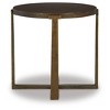 Balintmore End Table with Antiqued Goldtone Base: Signature Design by Ashley - 3 of 4
