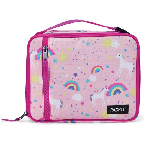 Packit Freezable Classic Molded Lunch Box - Unicorn Sky Pink : Target